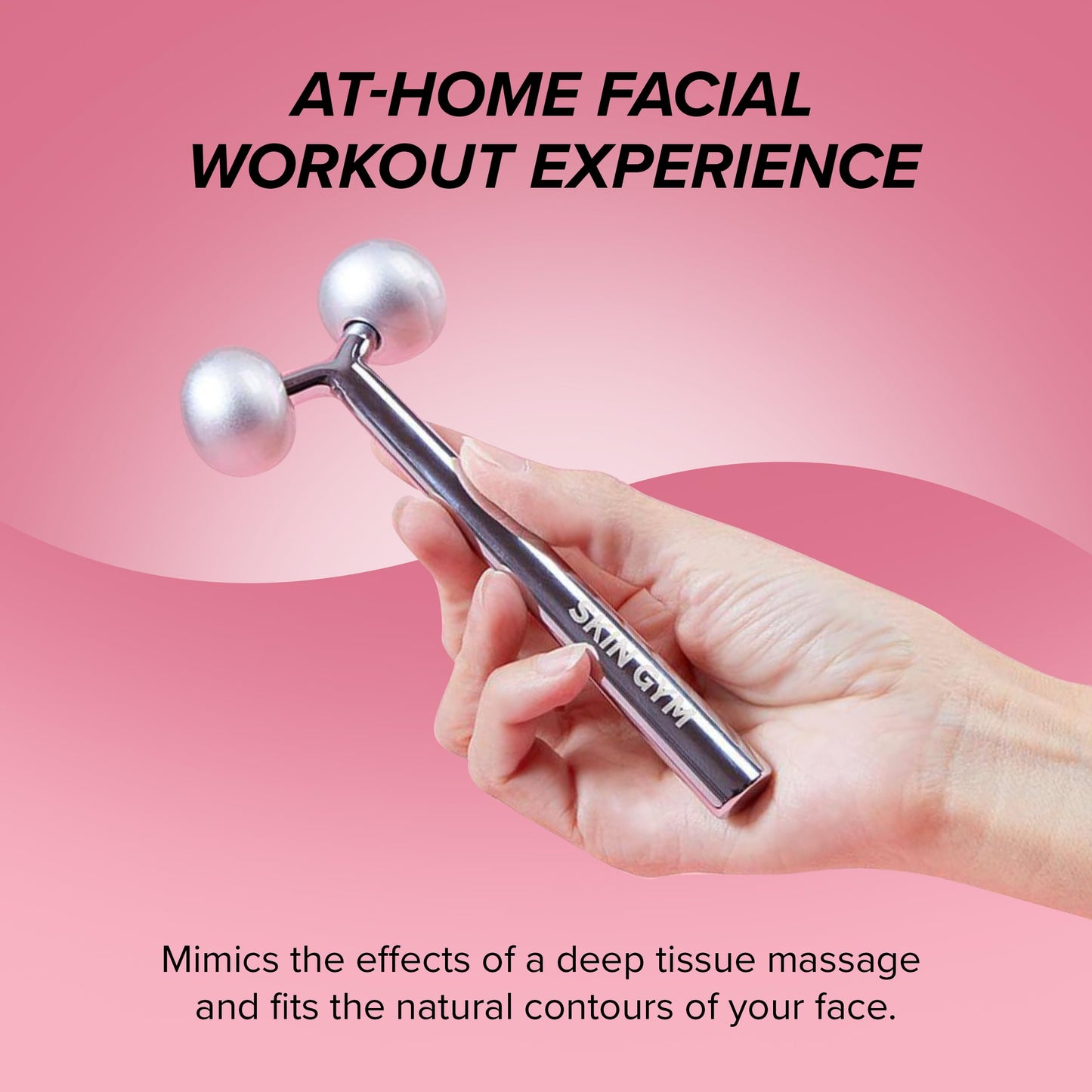 SKIN GYM Face Sculptor Beauty Roller, Stainless Steel Facial Massager for Lifting, Toning, and Sculpting Beauty & Personal Care SKIN GYM