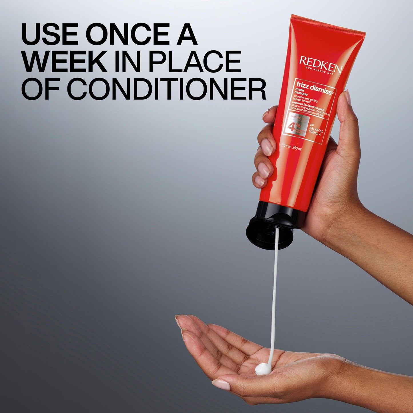 Redken Frizz Dismiss Mask, Intense Smoothing Treatment For Unruly Hair - Ultra Hydrating Smoothing Hair Mask, Hydrates, Smooths and Tames Frizz Beauty & Personal Care Redken