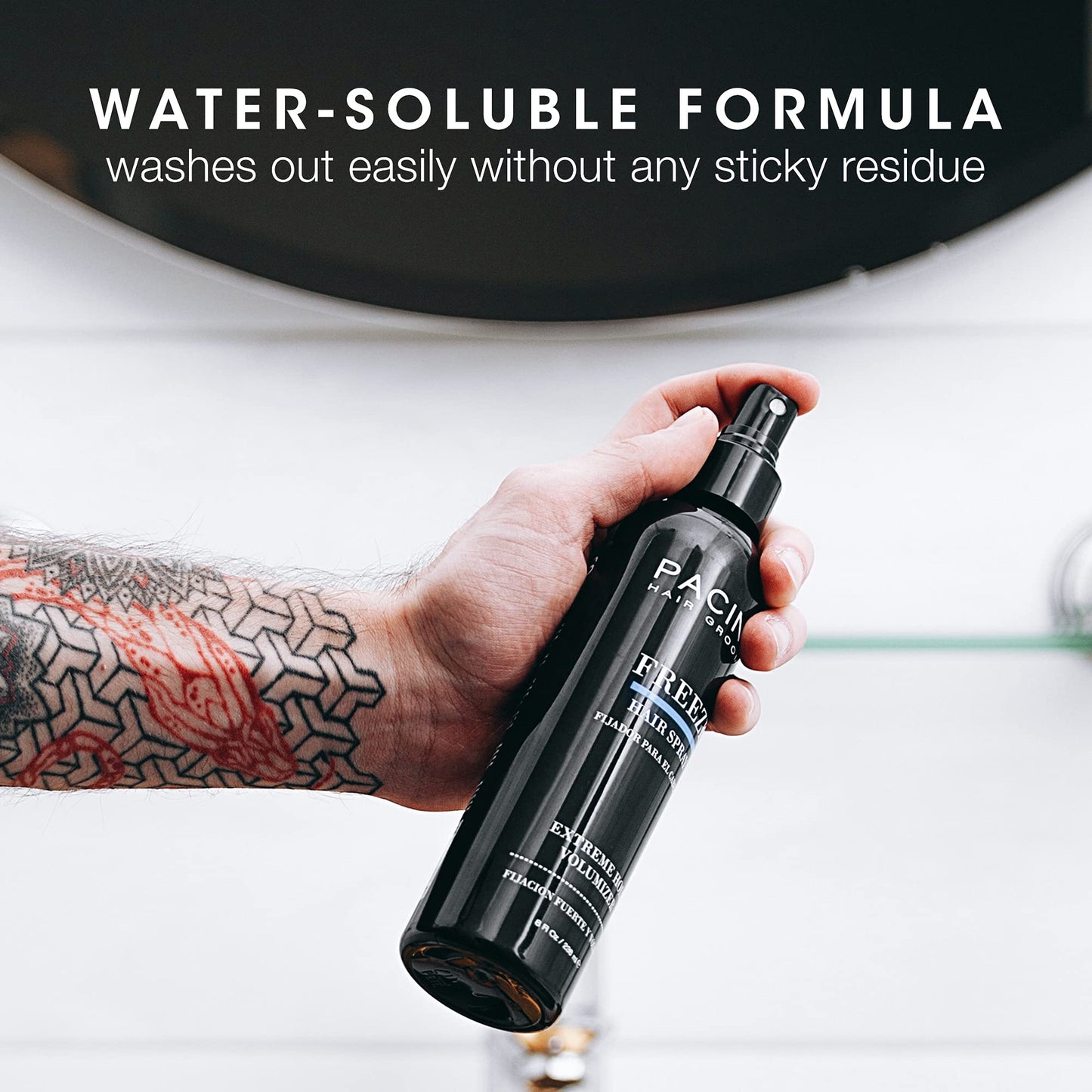 Pacinos Freeze Hair Spray - Extra Hold texture spray for All Hair Type - Professional Hair Setting & Finishing Spray for Maximum Volume Beauty & Personal Care Pacinos