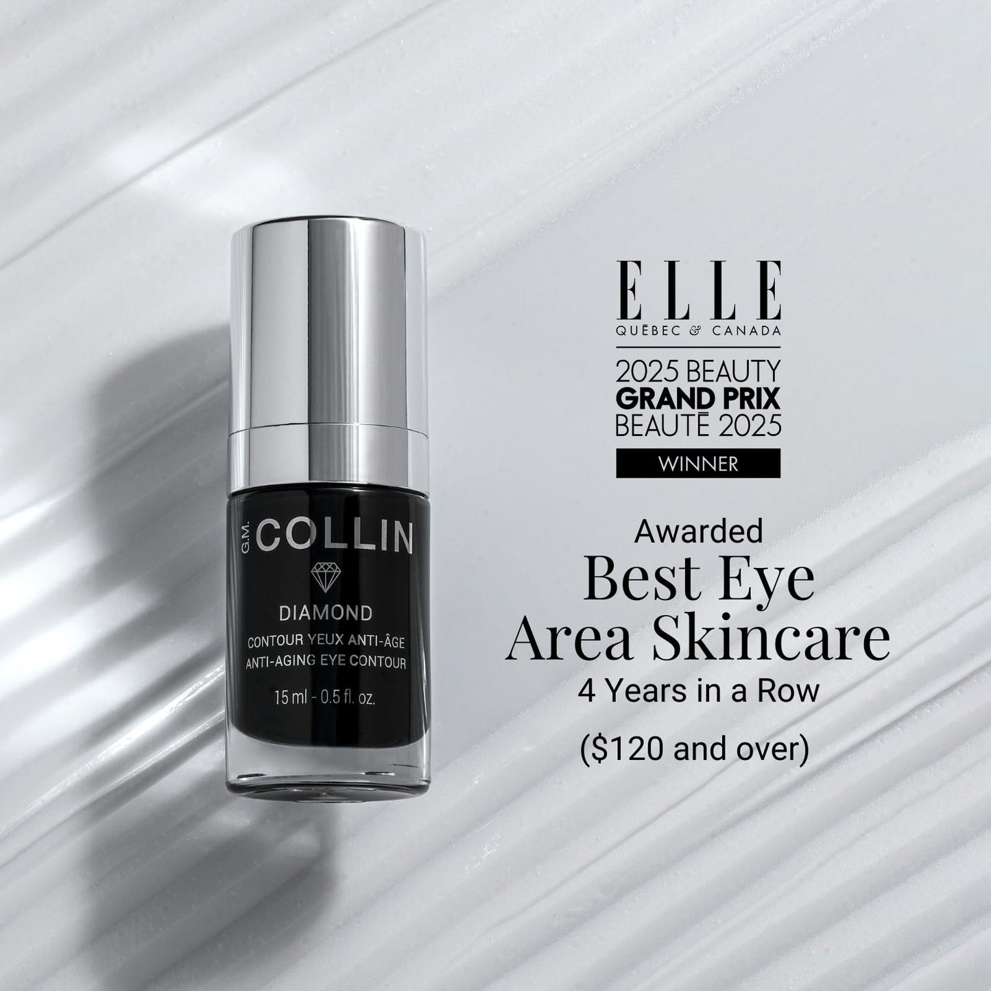 G.M. COLLIN Diamond Eye Contour | Anti-Aging Cream for the Appearance of Fine Lines, Wrinkles, and Puffiness | Clarifying Eye Moisturizer Beauty & Personal Care G.M. COLLIN