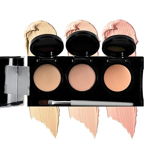 Dermaflage Waterproof Concealer Palette (Light) - Concealer Full Coverage, Matte Finish for Face & Body - Hides Dark Circles & Acne - Smudge Proof Beauty & Personal Care Dermaflage