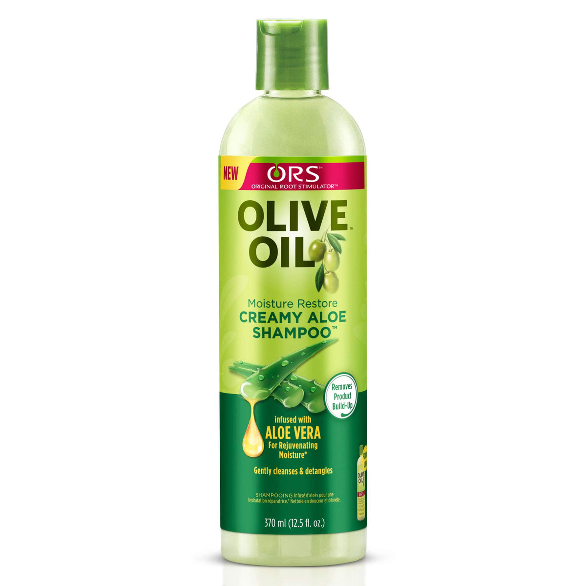 Ors Olive Oil Shampoo Creamy Aloe 12.5 Ounce (369ml) (3 Pack)