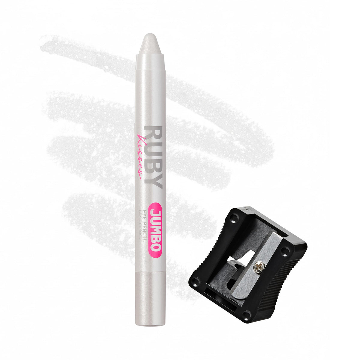 Ruby Kisses Jumbo Eye Pencil With Sharpener, Thick Eyeliner Pencil For Eye Shadow Primer & Highlighter on Waterline & Inner Corner, Eyeshadow Stick