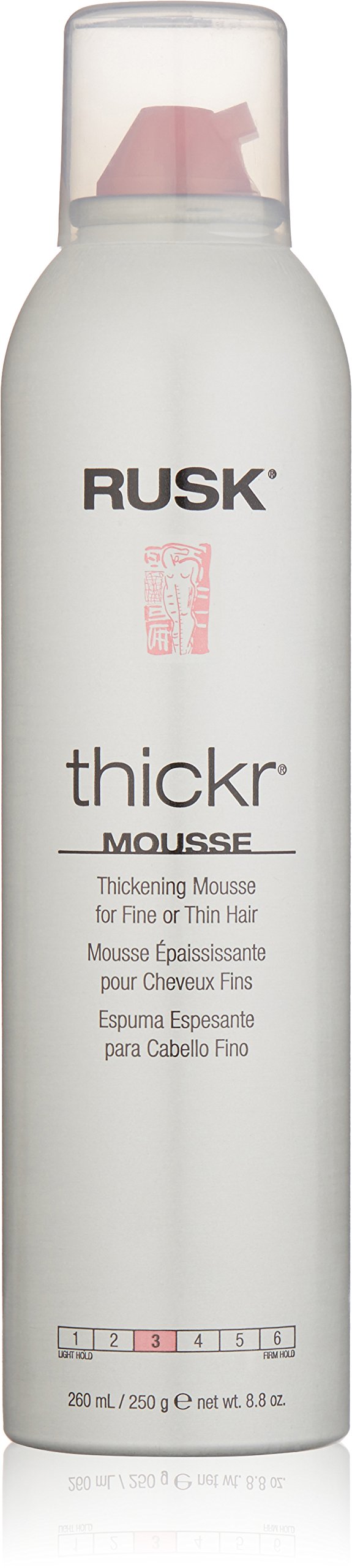 RUSK Designer Collection Thicker Thickening Mousse for Fine or Thin Hair, 8.8 Oz, Thickening Mousse that Provides Body, Texture, and Hold Without Beauty & Personal Care RUSK