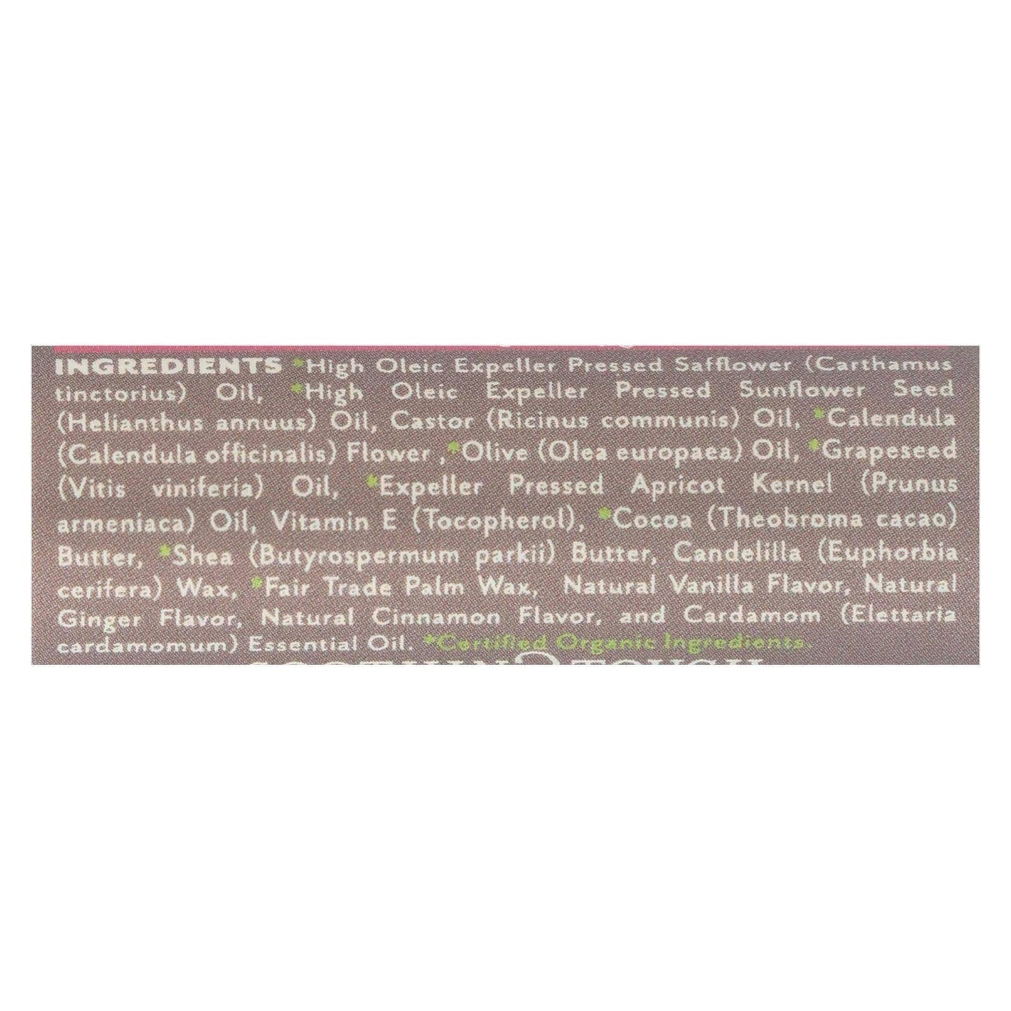Soothing Touch, Lip Balm, Vegan, Vanl Chai, 12 in a case Net WT.25 OZ (7g) Beauty & Personal Care Soothing Touch