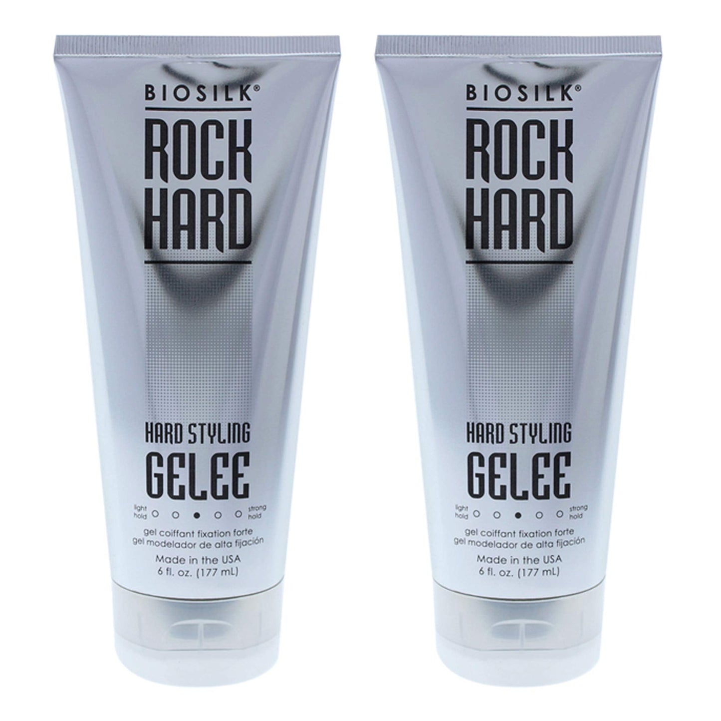 Rock Hard Gel Biosilk Gel Unisex 6 oz (Pack of 2) Beauty & Personal Care BioSilk