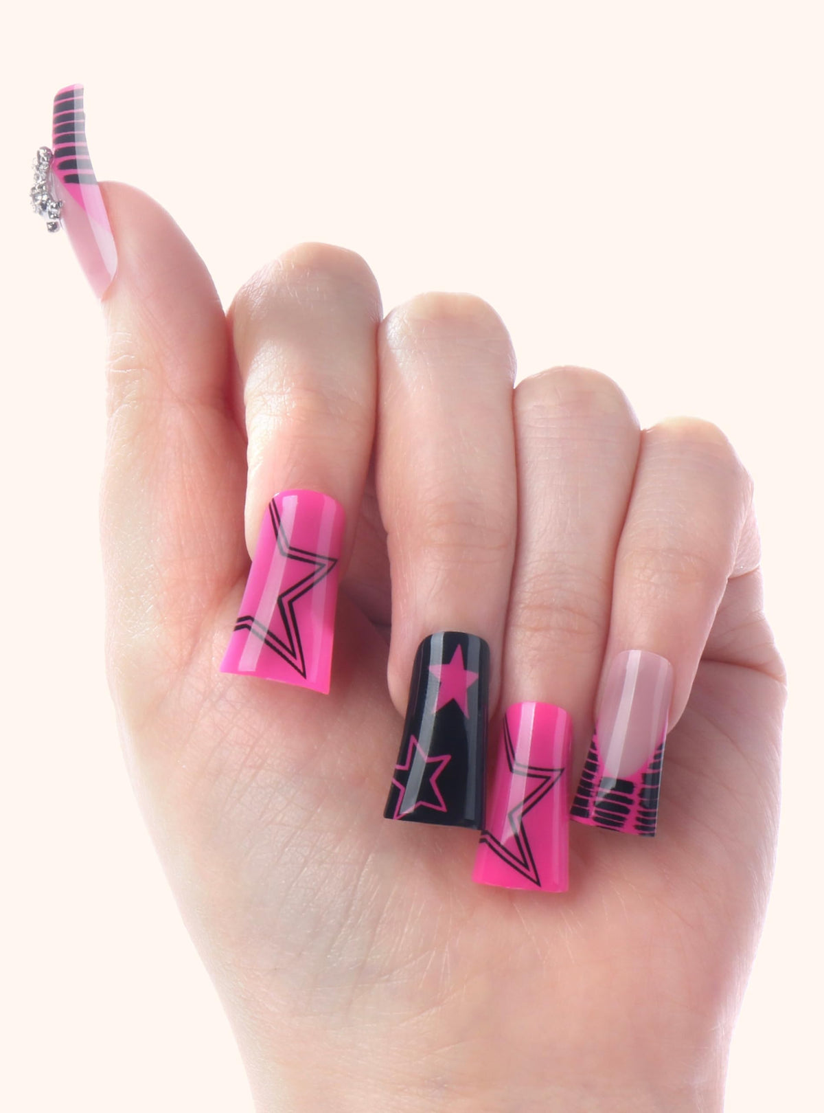 Absolute New York Duck Long Glamify Y2K Press On Nails
