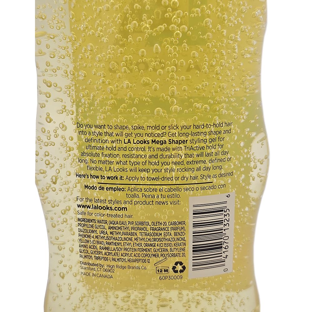 L.A. Looks Mega Shaper Hair Gel - Hold 9 Level - 20 Oz (567g) Beauty & Personal Care L.A. Looks