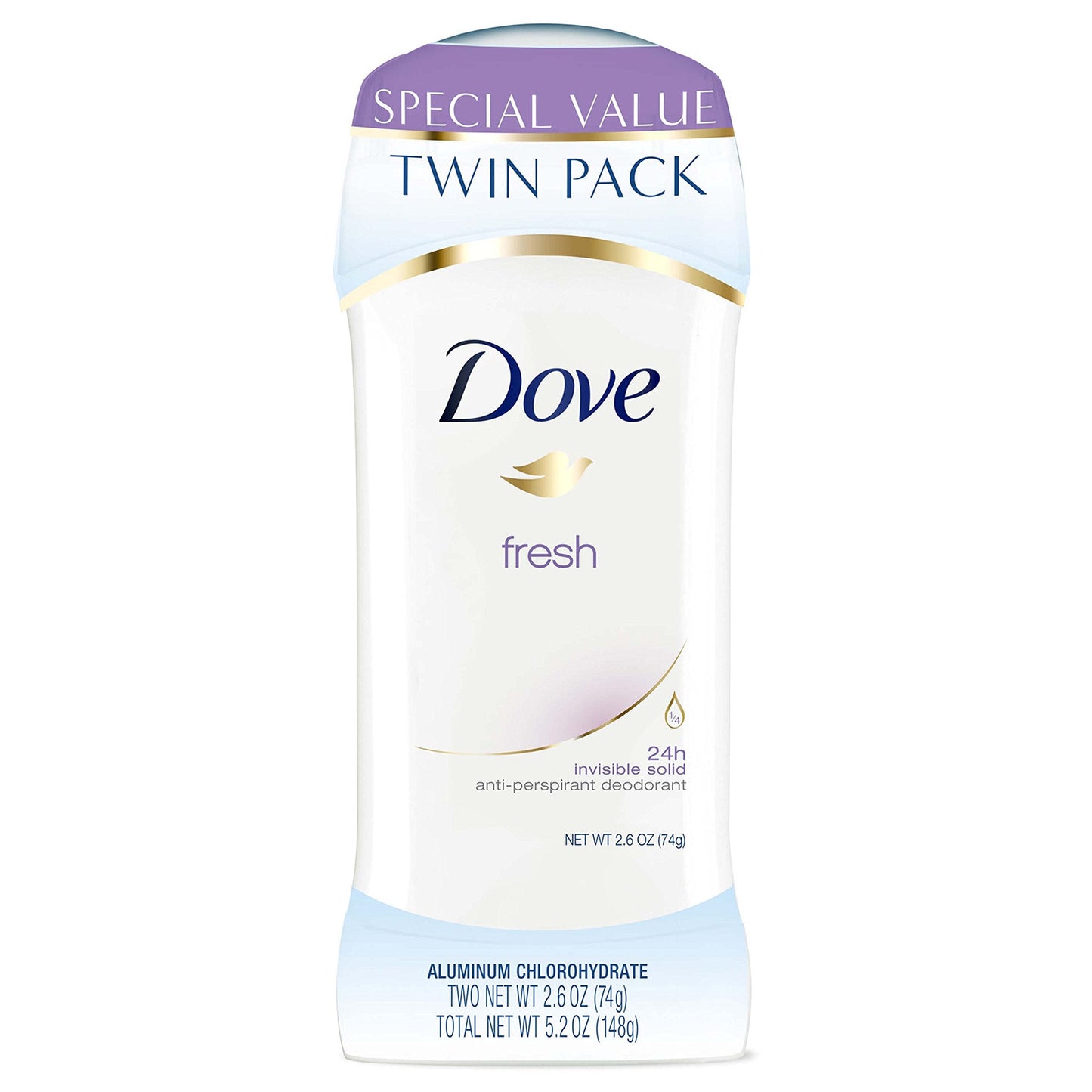 Dove Deodorant, Fresh, 2.6 oz, Twin Pack Beauty and Personal Care Dove