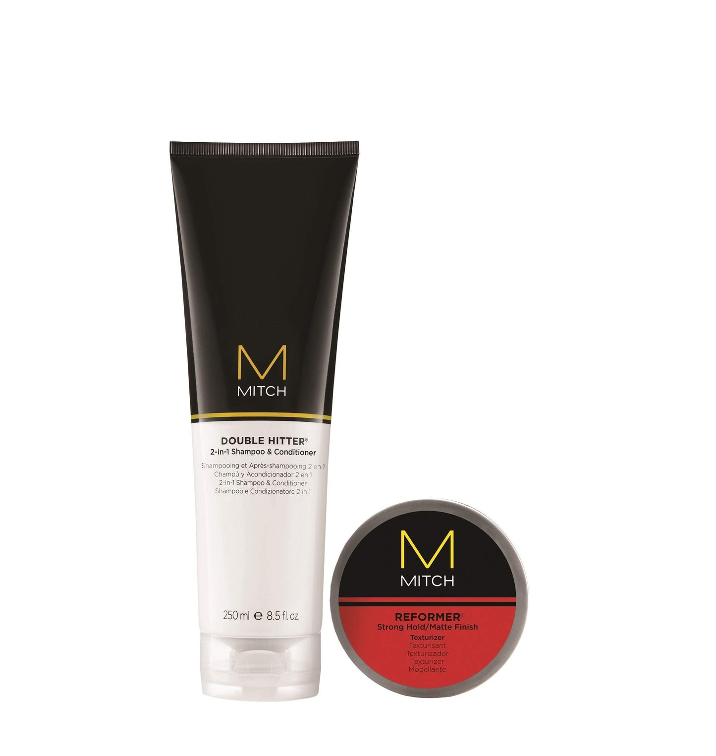 Paul Mitchell Mitch Strong Style Men's Gift Set with Double Hitter Shampoo and Reformer Paste Beauty & Personal Care MITCH