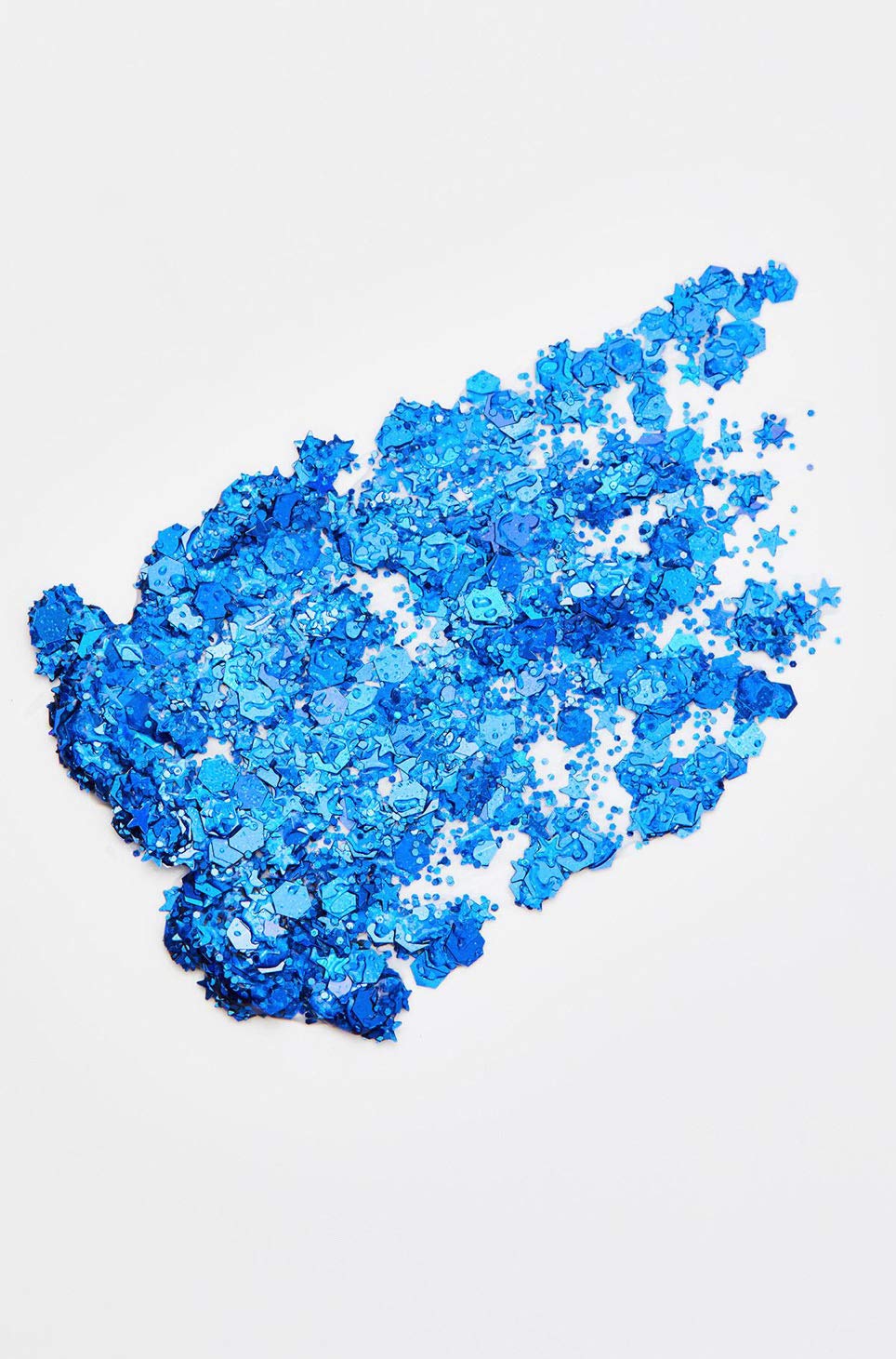 Neva Nude Face and Body Glitter Keychain - Chunky Glitter in Aloe for Festivals, Raves, and More | Cosmetic Grade | Super Sparkly (Poseidon Deep Blue Beauty & Personal Care Neva Nude