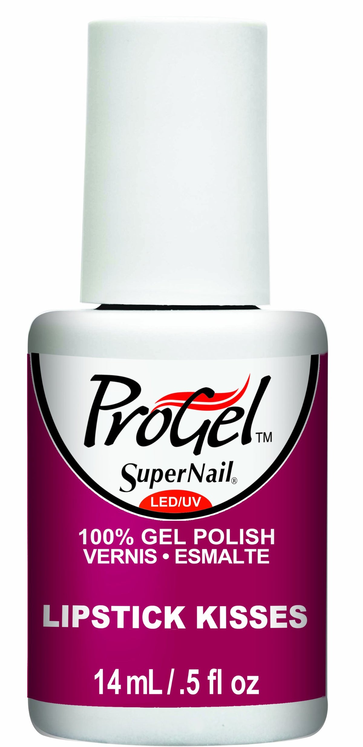 Supernail Progel Nail Lacquer, Lipstick Kisses, 0.5 Fluid Ounce