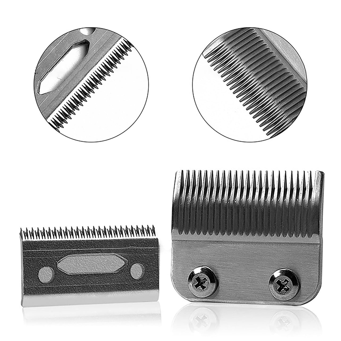 Replacement Clipper Blades, 2 Hole Clipper Blade Replacement Blades for Wahl 8545 8451 8501 8148 8504 1919 8591 Clipper Beauty and Personal Care MLKOSS