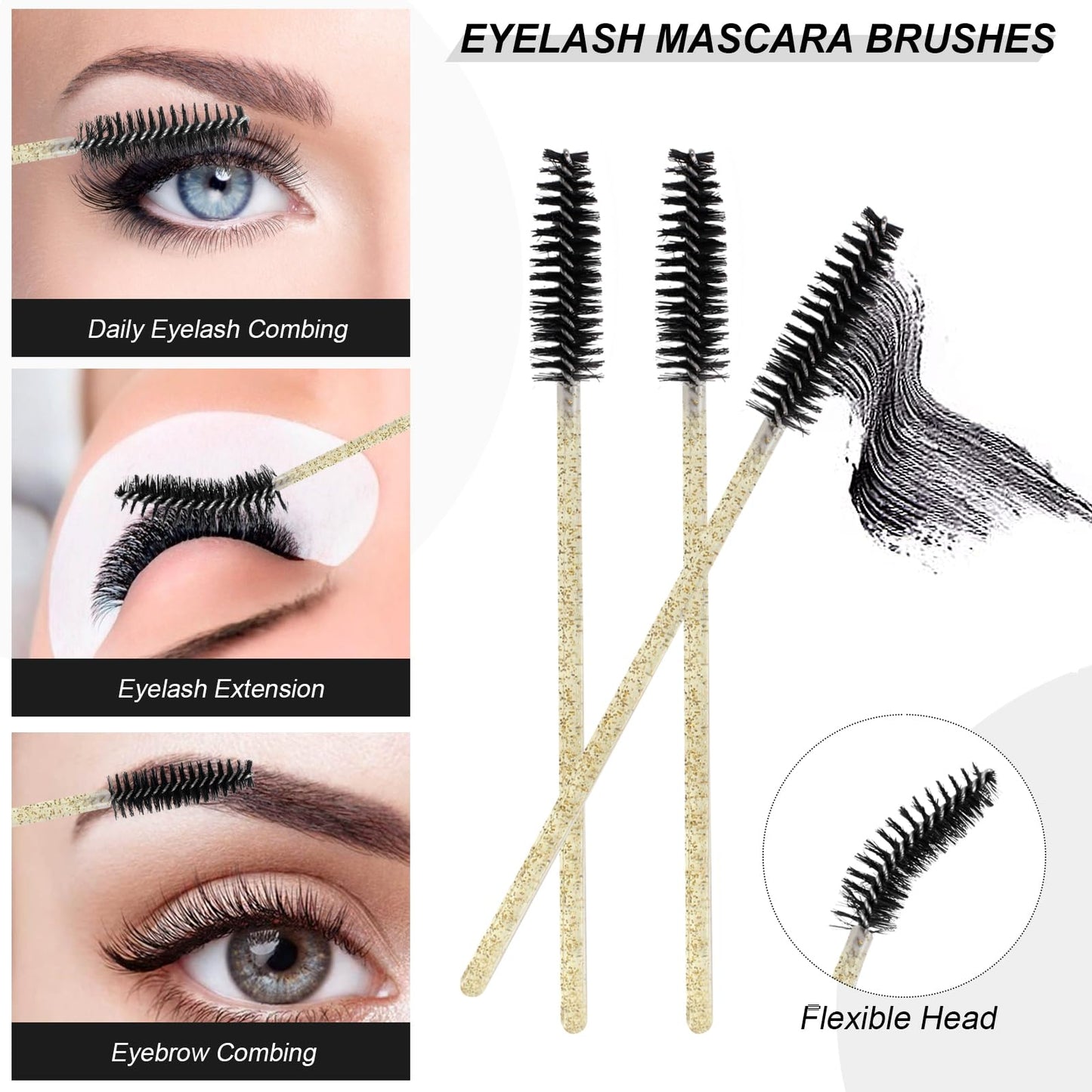 200 sets of false eyelashes kits, disposable micro cotton swabs, and they are matched with false eyelash brushes, lip brushes, mascara brushes, Beauty & Personal Care ZCDPFCBD