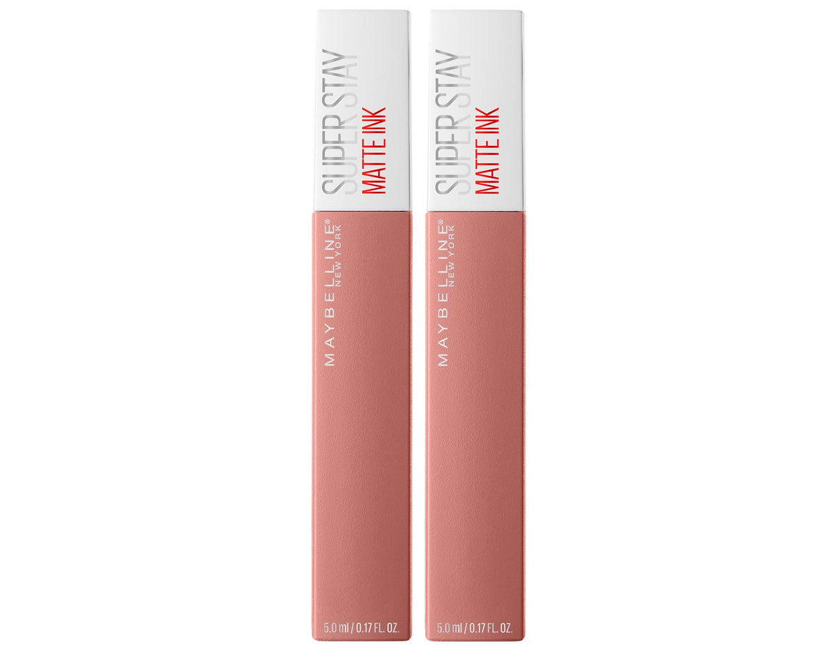 Maybelline New York Superstay Matte Ink Un-nude Liquid Lipstick, Poet, 0.34 Fluid Ounce (Pack of 2)