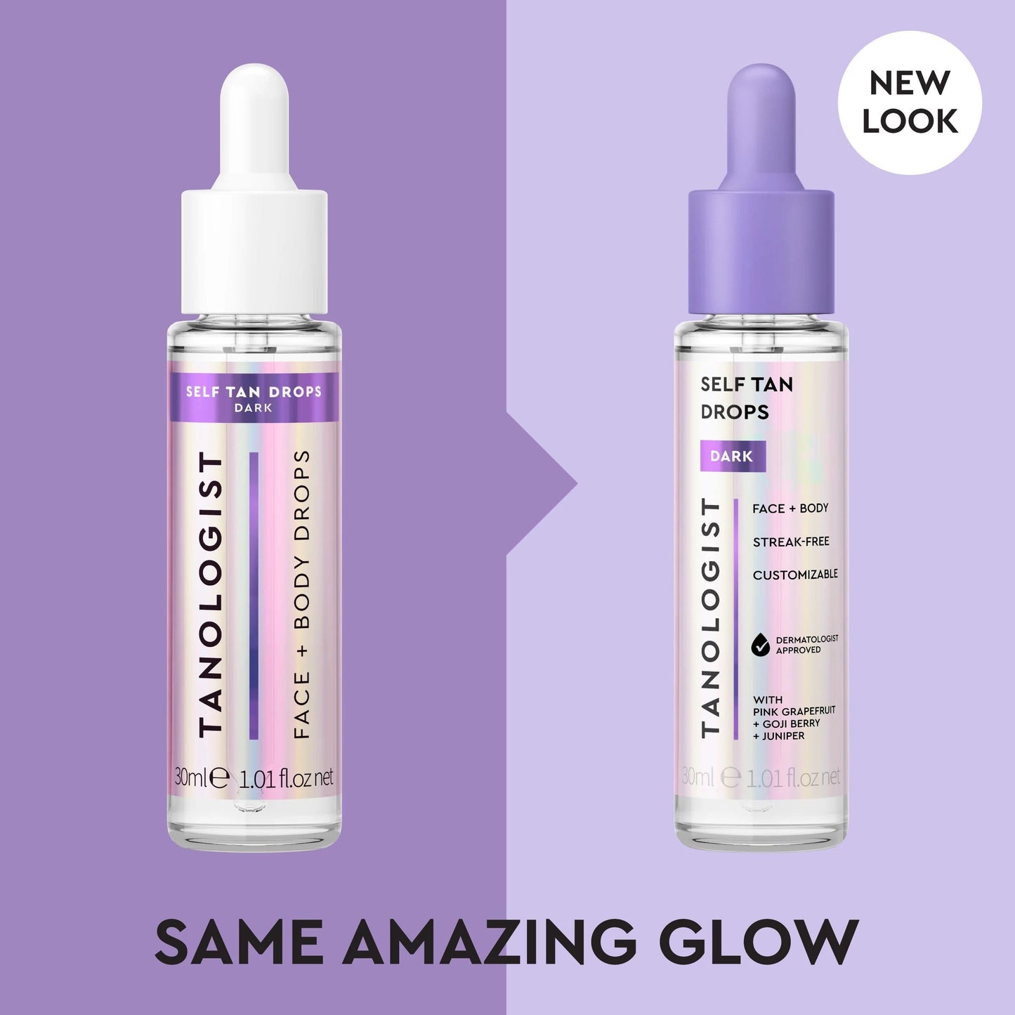 Tanologist Dark Self Tan Drops, Streak-Free Body & Face Tanning Drops, No Fake Tan Smell, for Moisturizer & Lotion, Bronzing Face Tanner, Skincare Beauty and Personal Care Tanologist