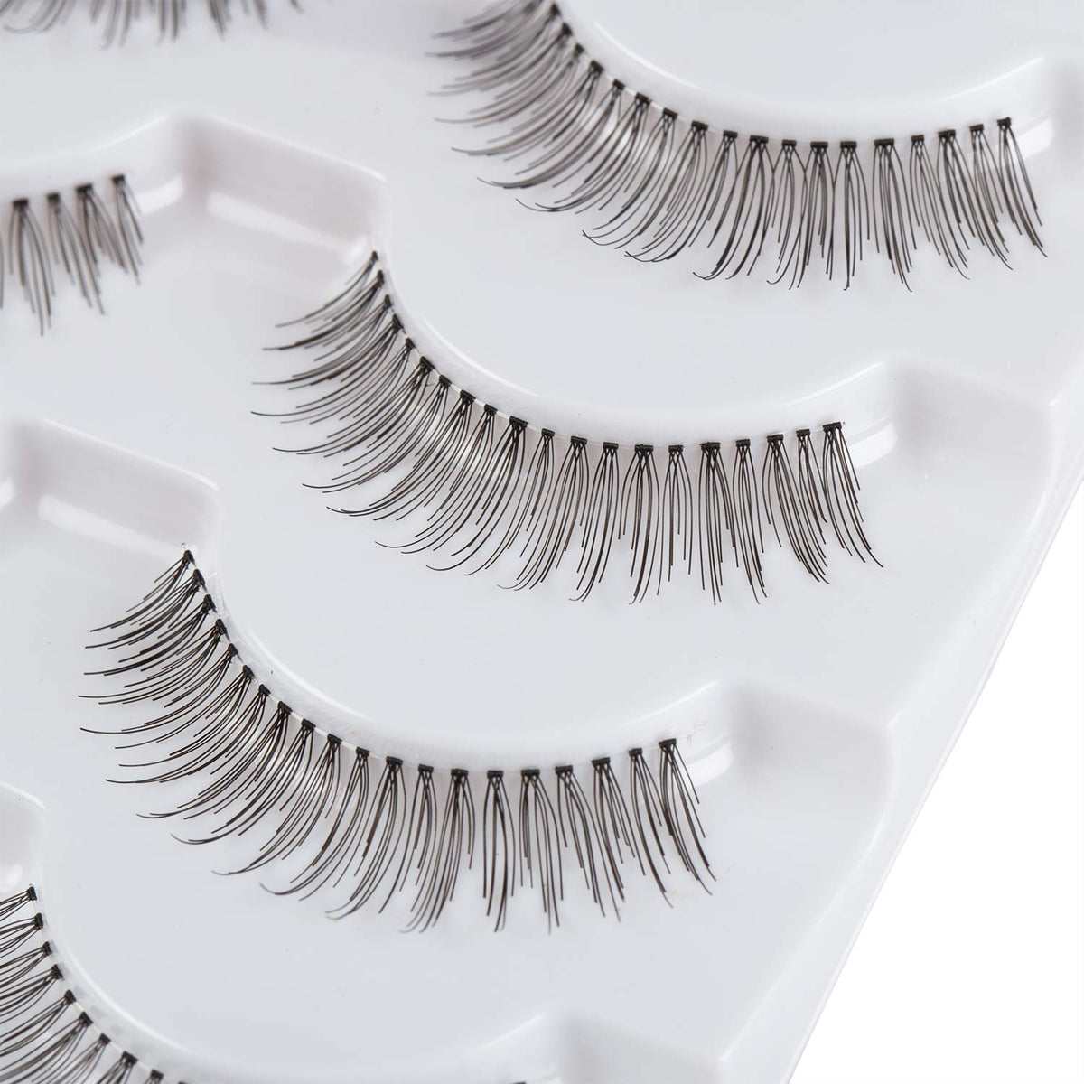 ALICE Lashes 110 Natural Hand Knotted False Eyelashes 5 Pairs Multipack Beauty & Personal Care ALICE