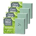 DOVE MEN + CARE Plant-Powered Natural Essential Oil Bar Soap Reinvigorating Lime + Avocado Oil to Clean and Hydrate Mens Skin 4-in-1 Bar Soap Beauty & Personal Care DOVE MEN + CARE