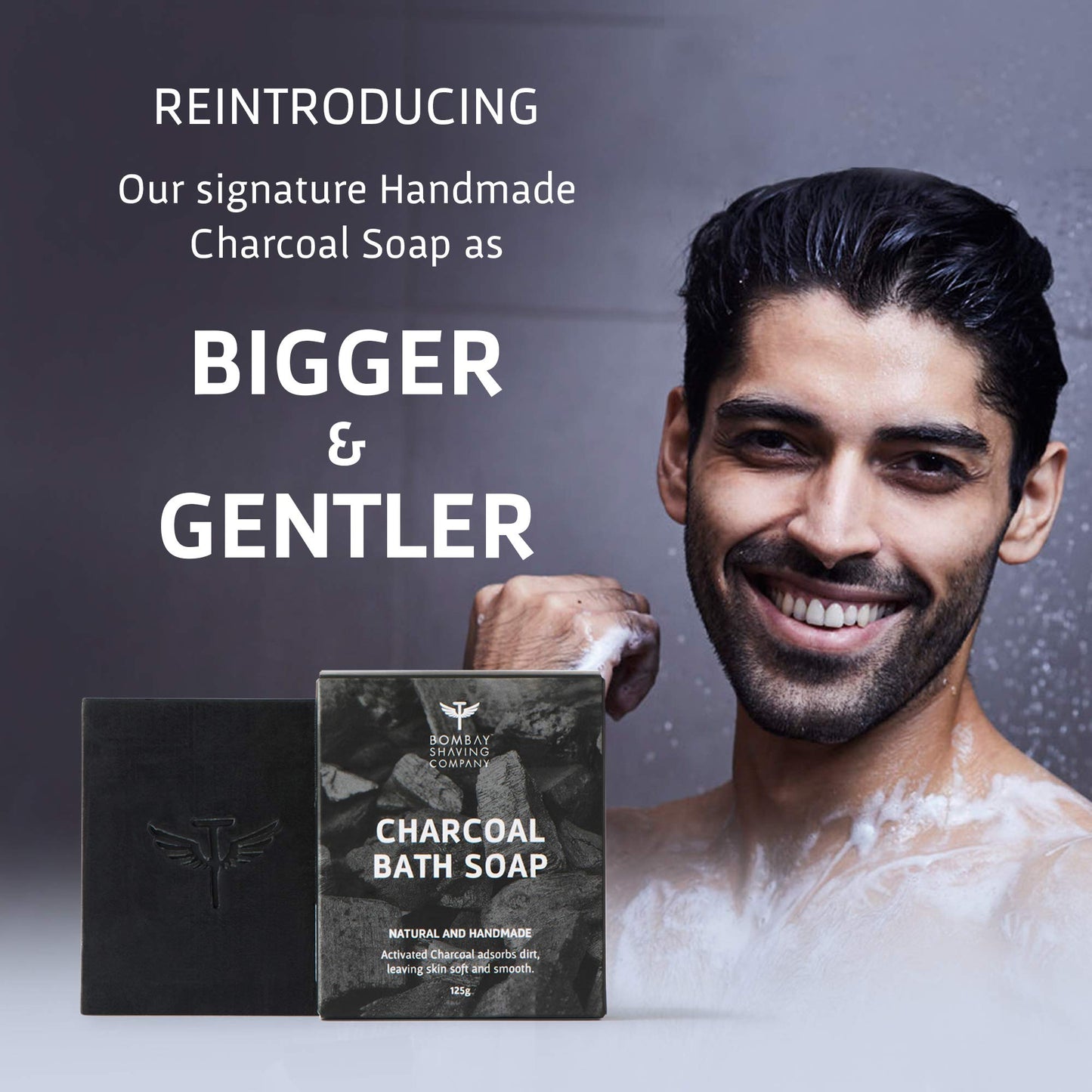 Bombay Shaving Company Deep Cleansing Charcoal Bath Soap, 125 g Beauty & Personal Care Bombay Shaving Company