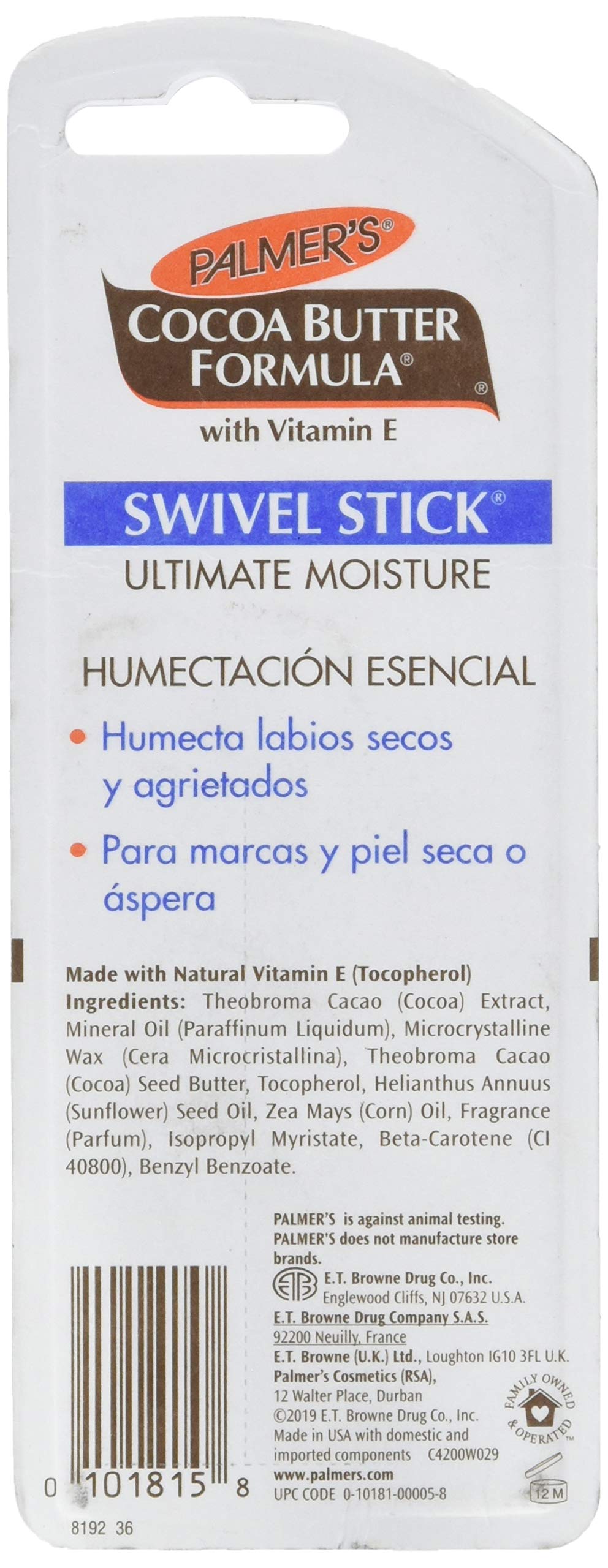 Palmer's Cocoa Butter Formula Swivel Stick, 0.5 Ounce Beauty & Personal Care Palmers