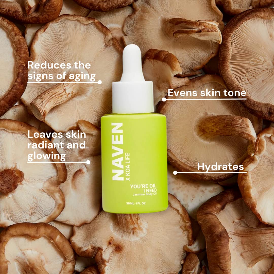 KOA LIFE NAVEN x You're Oil I Need - Anti-Aging Jasmine Body Oil | For Radiant, Glowing and Even Skin Tone | Vegan, Cruelty and Chemical Free Beauty & Personal Care KOA LIFE