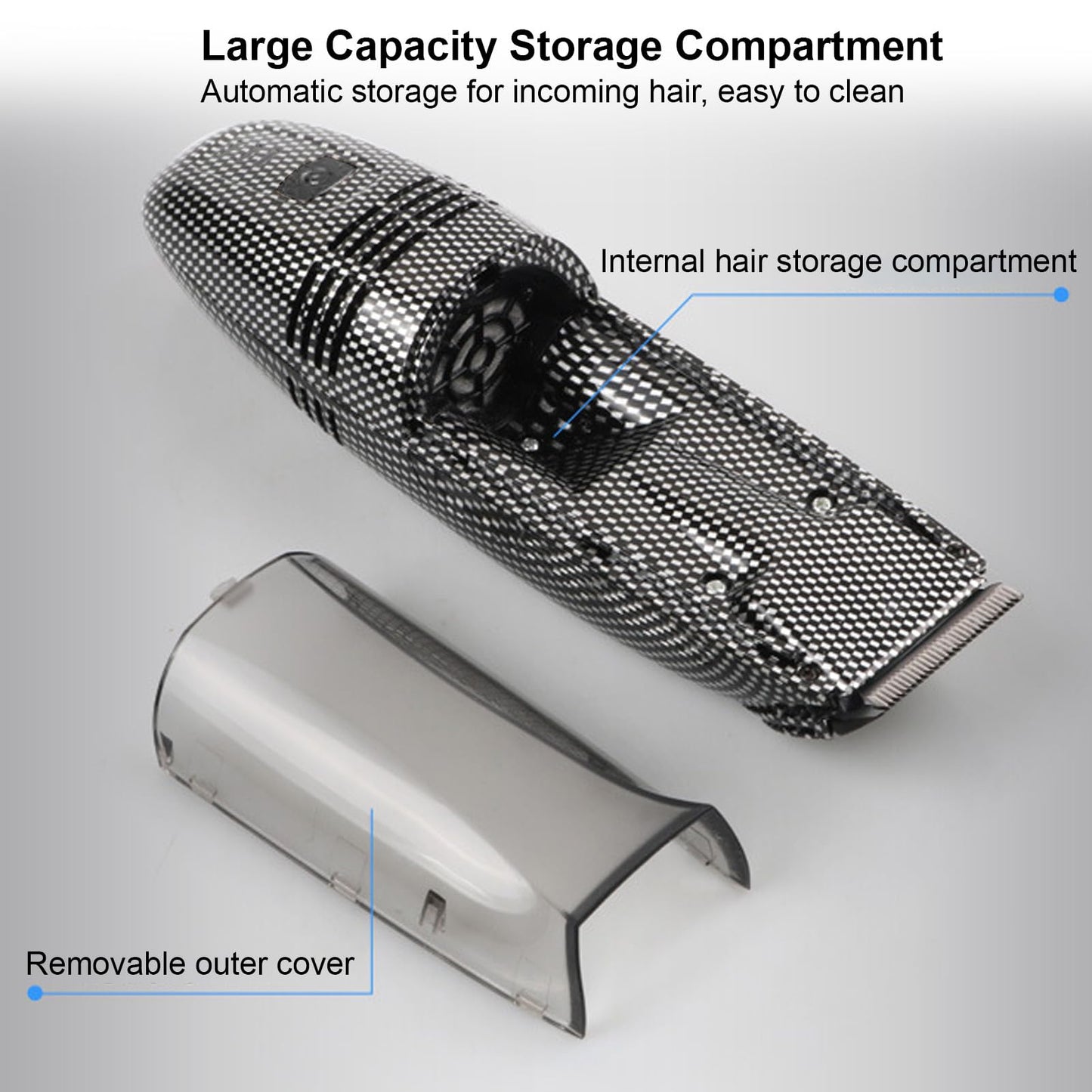 Denash Beard Trimmer, Hair Trimmer Cordless Automatic Hair Clipper & Trimmer,USB Rechargeable Body Hair Trimmer for Men Children Women Beauty and Personal Care Denash