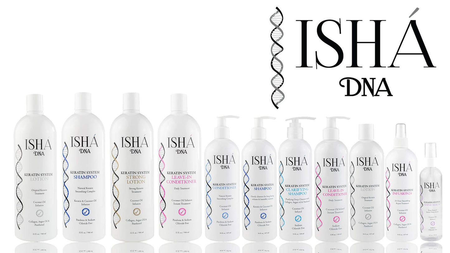 ISHA DNA Keratin System Curl Mousse - Volumizing Curl Enhancer for Wavy or Frizz-Free Curls - Sulfate-Free with Argan and Coconut Oil Beauty & Personal Care ISHA DNA