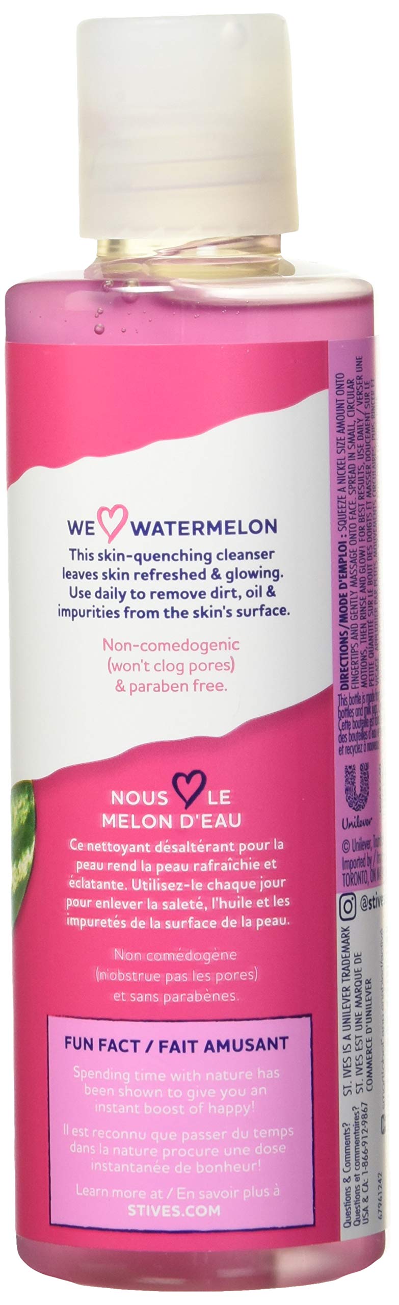St. Ives Hydrating Watermelon Daily Cleanser - 6.4oz, pack of 1 Beauty & Personal Care St. Ives