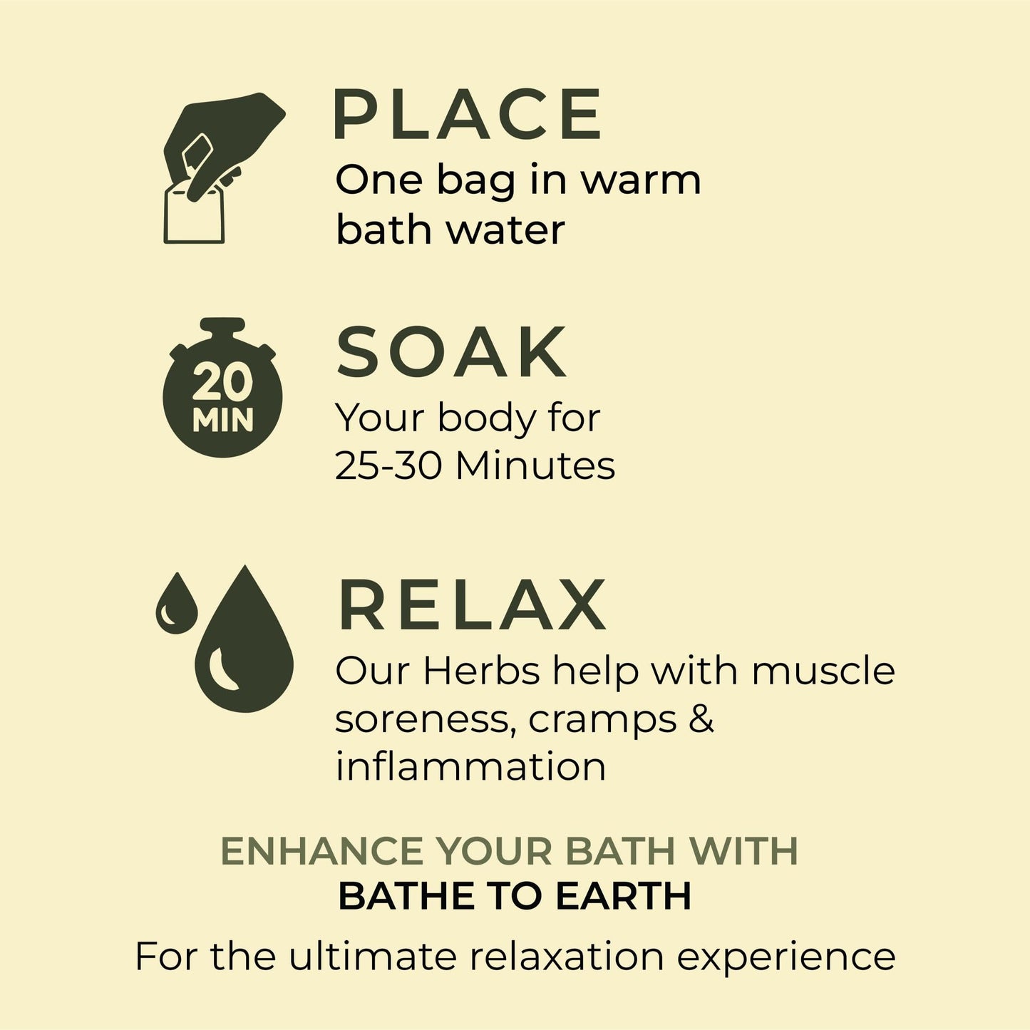 BATHE TO EARTH Herbal Bath Sets (Herbal Mind & Body) Beauty & Personal Care BATHE TO EARTH