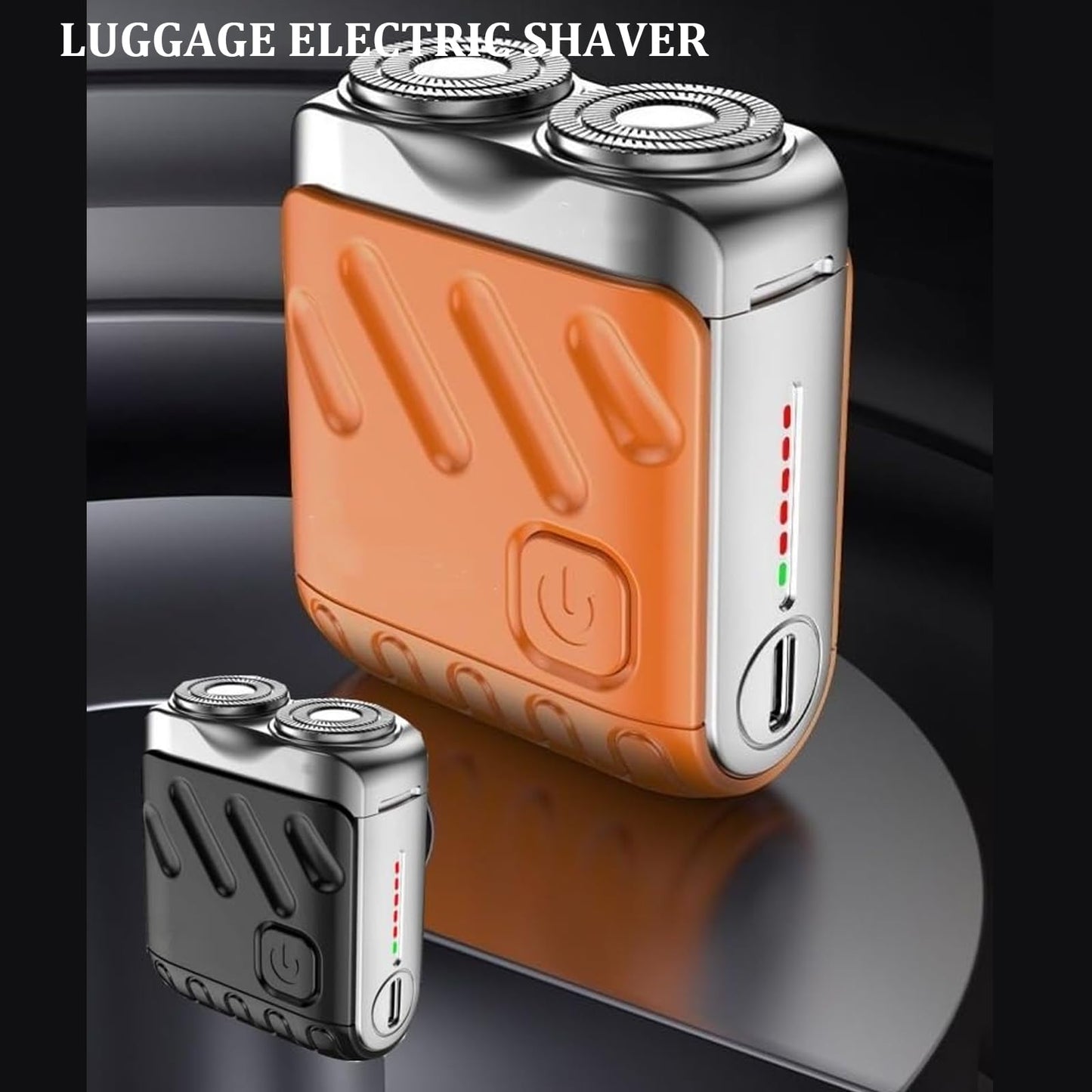 huyantie Luggage Electric Shaver,Mini Electric Shaver,Portable Electric Razor for Men,Wet & Dry Shaving,Rechargeable Cordless Rotary Shaver IPX7 Beauty and Personal Care huyantie