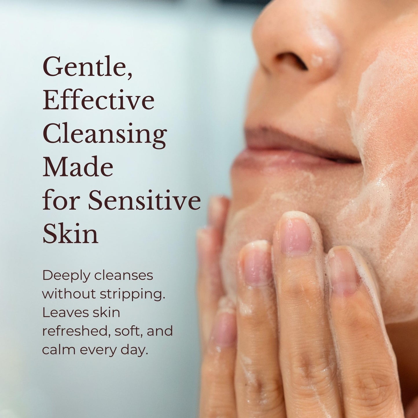 JUARA Sensica Gentle Gel Cleanser - Sulfate Free Face Wash for Sensitive Skin with Plant Extracts & MultiEx BSASM - Natural Daily Facial Cleanser, 3.3 Beauty & Personal Care Juara