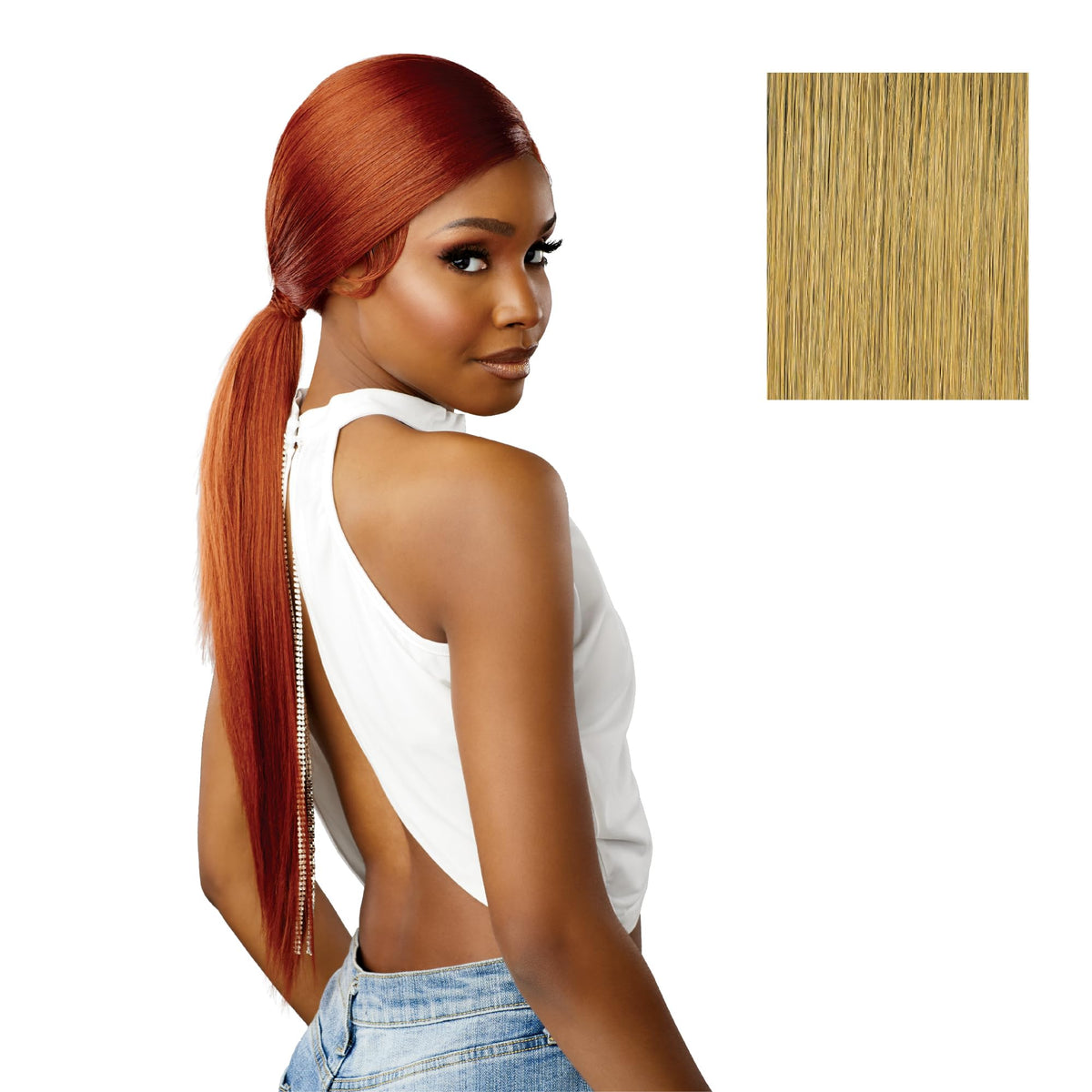 Sensationnel Dashly Lace Front Wig-Unit 51, CARAMELBLONDE