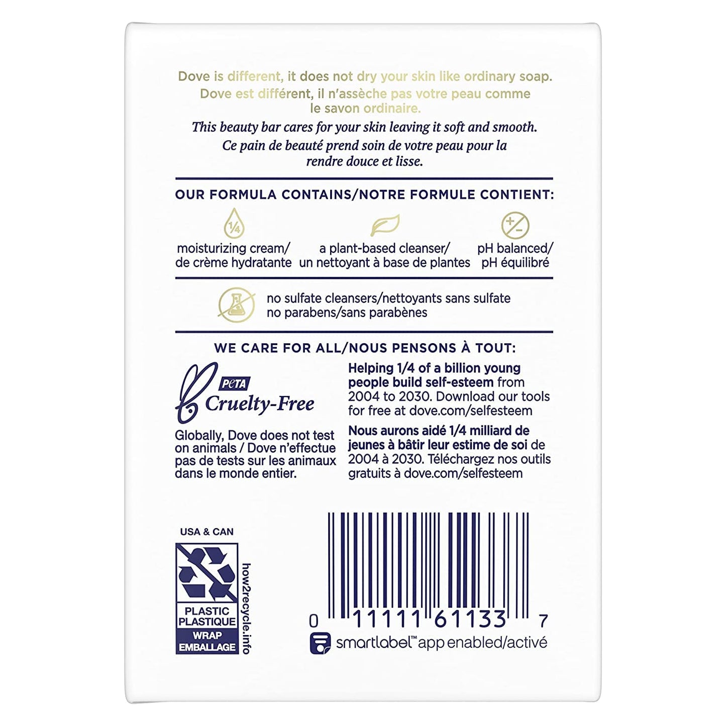 DOVE Beauty Bar White 4 oz, 2 Bar (Pack of 5) Beauty & Personal Care Dove