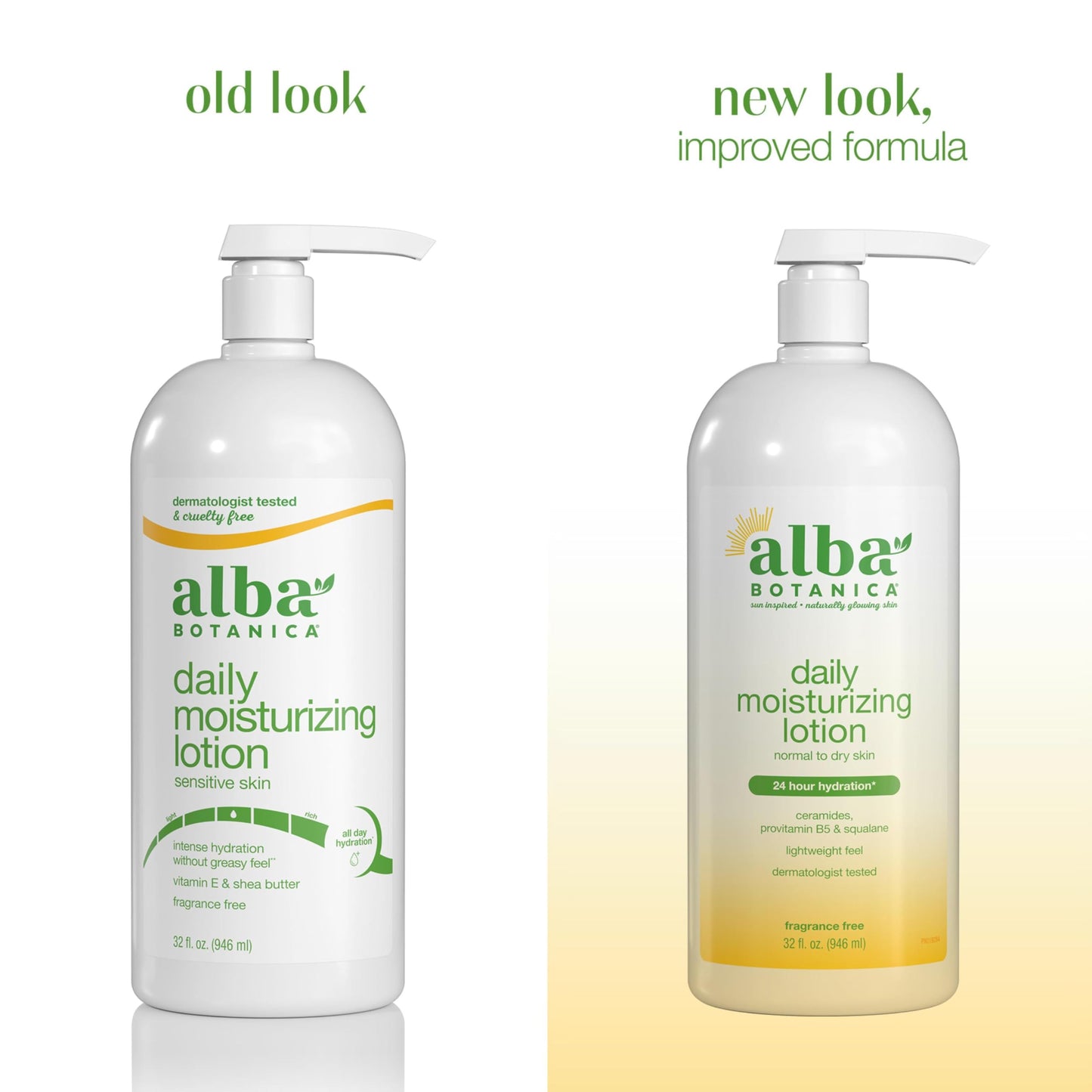 Alba Botanica Daily Moisturizing Lotion, Sensitive Skin, Fragrance Free, 32 Oz (Packaging May Vary) Beauty & Personal Care Alba Botanica