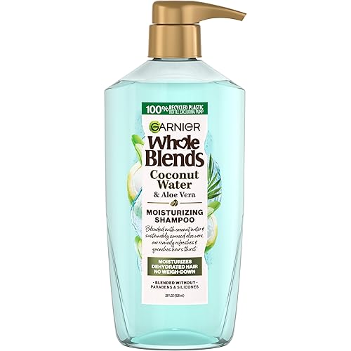 Garnier Whole Blends Coconut Water & Aloe Vera Refreshing Shampoo for Normal Hair, 26.6 Fl Oz, 1 Count (Packaging May Vary) Beauty & Personal Care Garnier