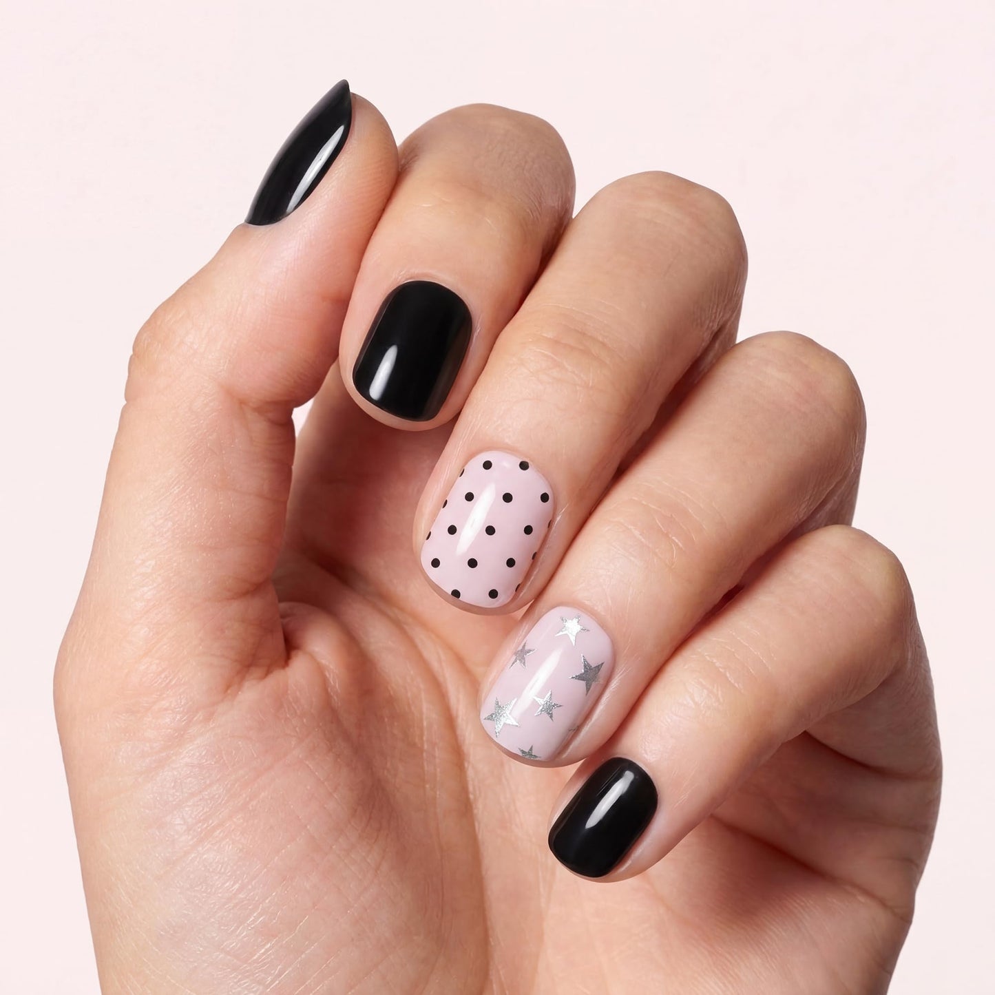 Dashing Diva Gloss Nail Strips - Matchy Matchy - UV Free, Chip Resistant, Long Lasting Gel Stickers - Contains 32 Wraps, 1 Prep Pad, 1 File Beauty and Personal Care Dashing Diva