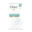 Dove Sensitive Skin Hypo-Allergenic Beauty Bar Soap, Unscented, 4 Ounces, 6-Pack Beauty & Personal Care Dove