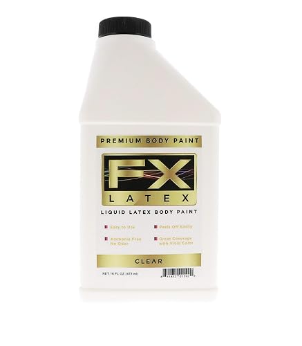 Liquid Latex Fashions- Ammonia Free Natural Face paint for Kids and Adults, Ideal for Artwork, Parties, School Plays, Cosplays and Concerts, Clear- 16 Beauty & Personal Care Liquid Latex Fashions