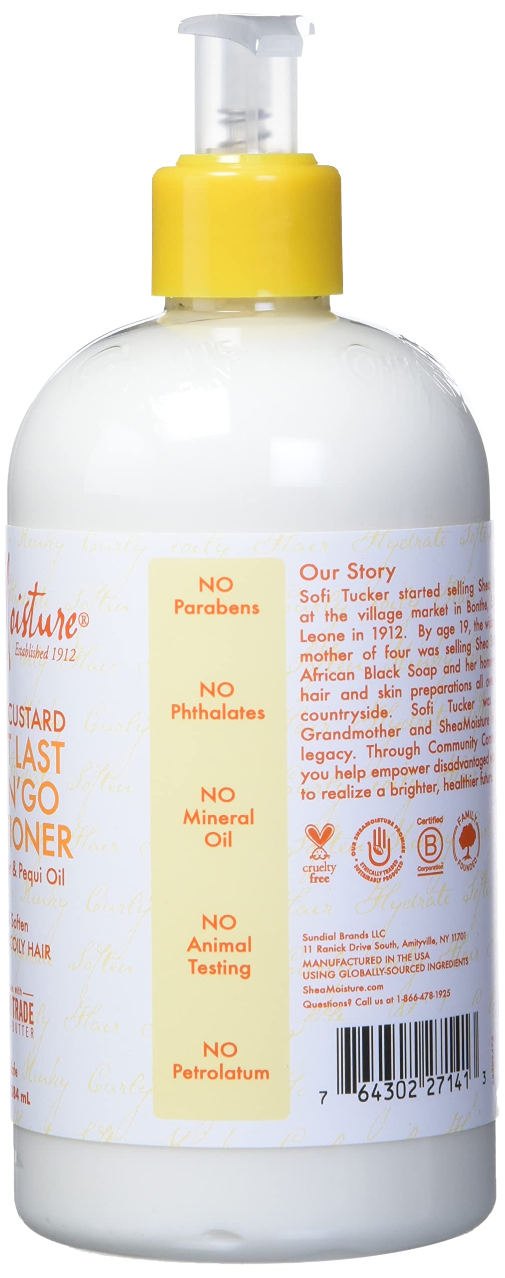 SHEA MOISTURE Coconut Custard Conditioner 13 Ounce Pump (384ml) Beauty & Personal Care Shea Moisture