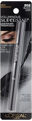 L’Oreal ParisLor Vol Superstar Liner B Size .05z Voluminous Superstar Liner 202 Black .05oz Beauty & Personal Care L'Oreal Paris