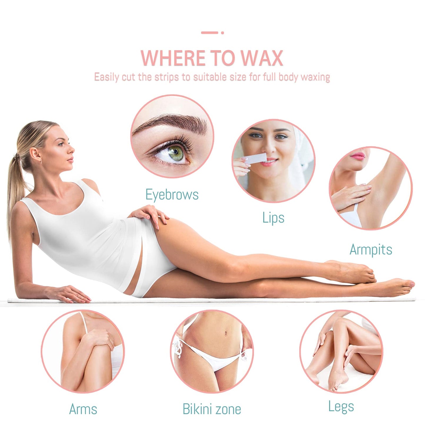 Charmyth Wax Strips Epilating Roll Non Woven Disposable for Body & Face 100 Yard Hair Removal Waxing Strips Beauty & Personal Care Charmyth