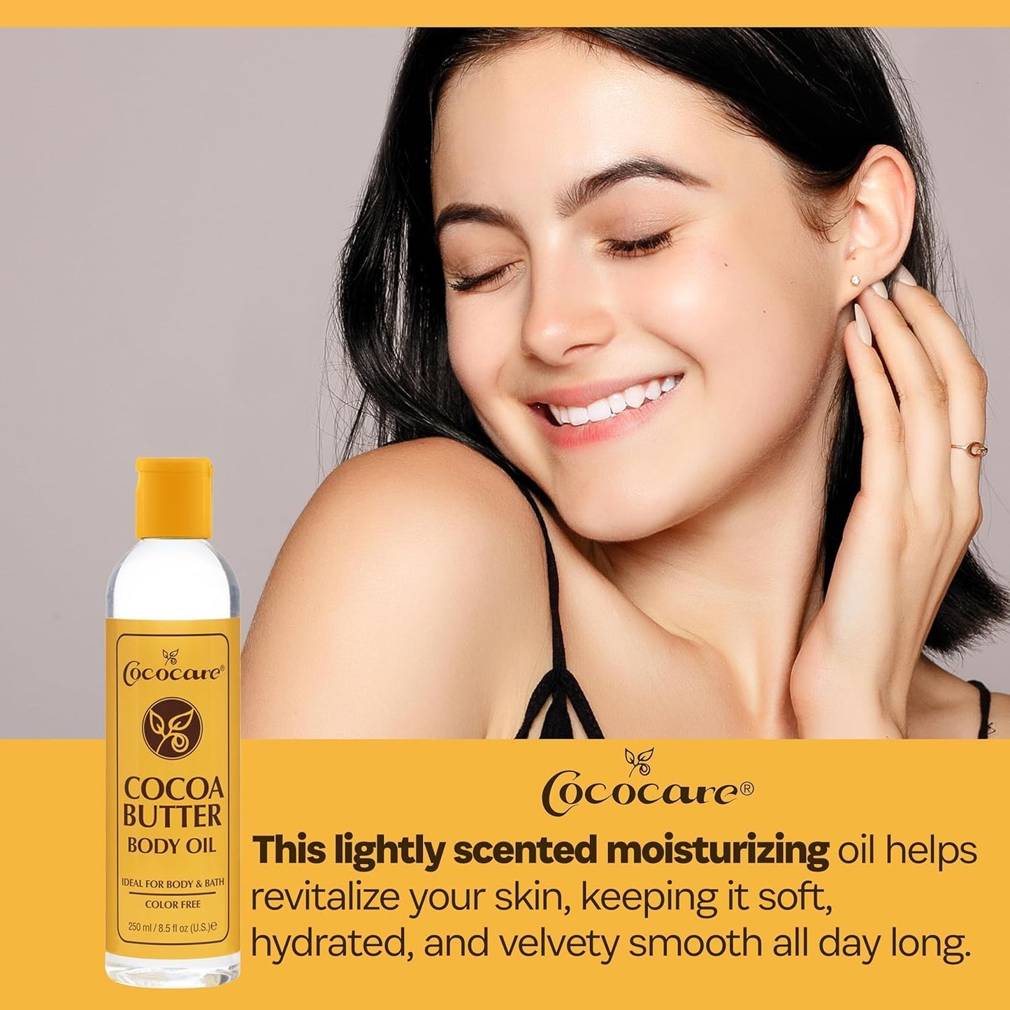 Cococare Cocoa Butter Body Oil 8.5oz (6 Pack) Beauty & Personal Care COCOCARE