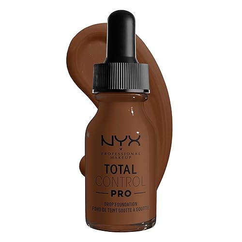 NYX PROFESSIONAL MAKEUP Total Control Pro Drop Foundation, Skin-True Buildable Coverage - Cocoa Beauty & Personal Care NYX PROFESSIONAL MAKEUP