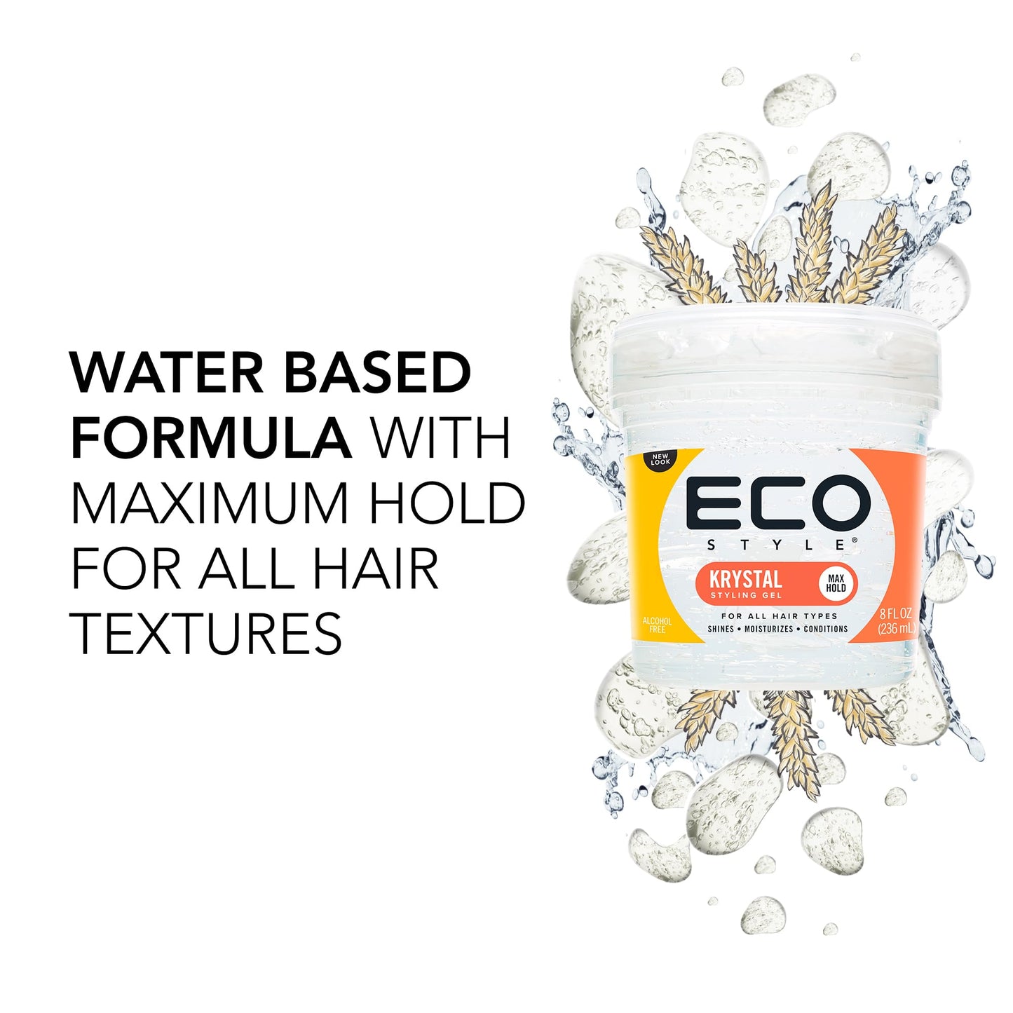 ECO Krystal Styling Gel, 16 Ounce Beauty & Personal Care Eco Style