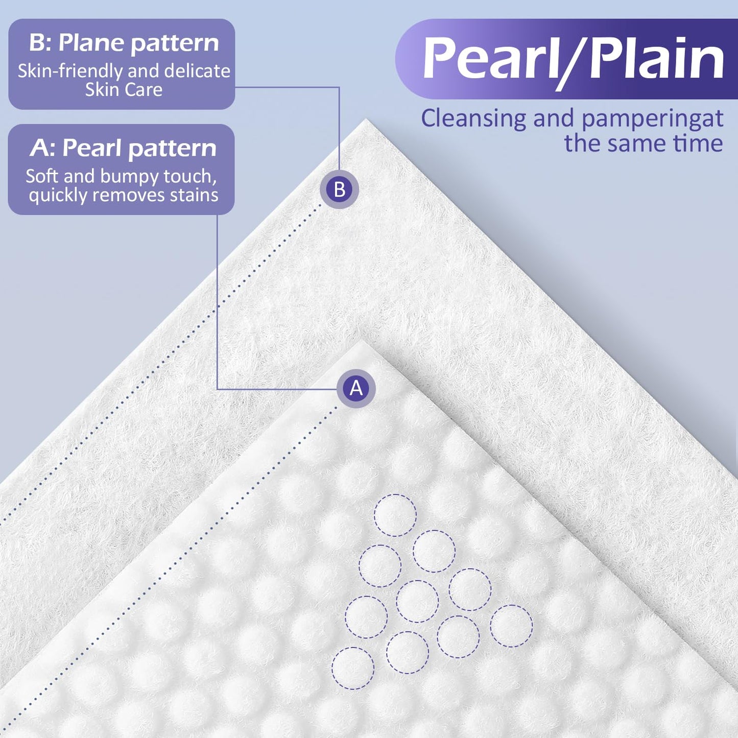 Disposable Face Towel 100 Count, Face Towels, Soft Cotton Dry Wipes Facial Cloths Towelettes for Washing and Drying, Facial Tissue for Cleansing Beauty and Personal Care cokoness