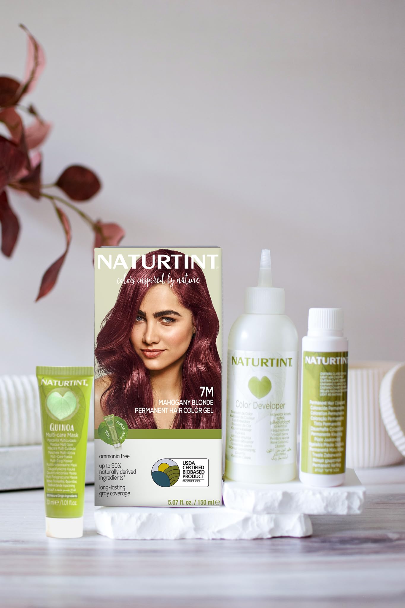 Naturtint 7M Mahogany Blonde Permanent Hair Color (Pack of 1), Ammonia Free, Vegan, Cruelty Free, up to 100% Gray Coverage, Long Lasting Results Beauty & Personal Care Naturtint