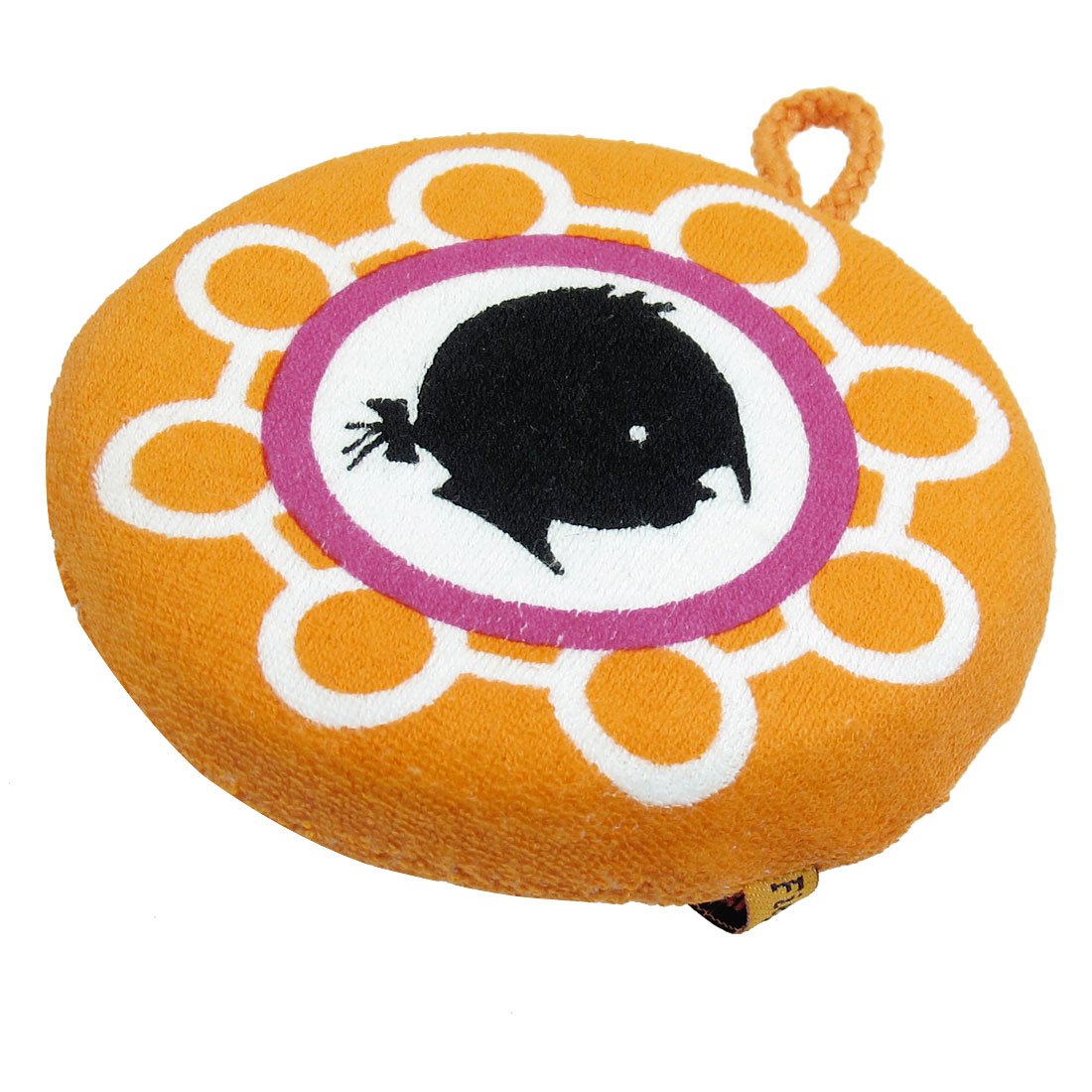 Ruilogod Bathroom Circles Pattern Round Soft Sponge Bath Scrubber Shower Puff Orange (id: 719 8c9 a8d be5 e2f Beauty and Personal Care Ruilogod