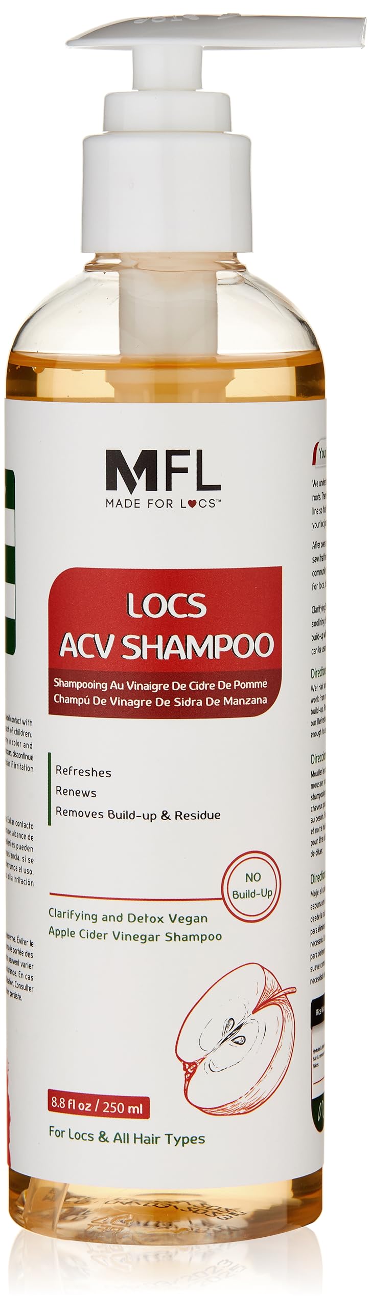 Locs Vegan Apple Cider Vinegar Shampoo