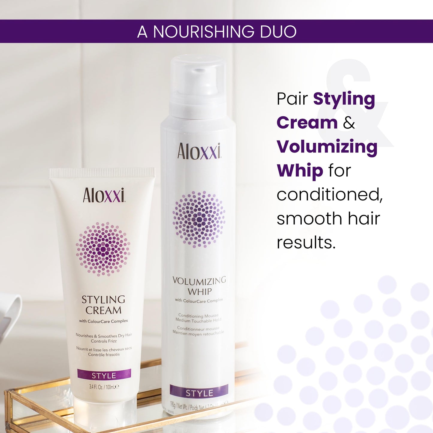 ALOXXI Ultra Hydrating Hair Styling Cream Smoothing Cream with Kokum Butter and Buriti Oil for Thick, Shiny Hair, 3.4 Oz Beauty & Personal Care ALOXXI