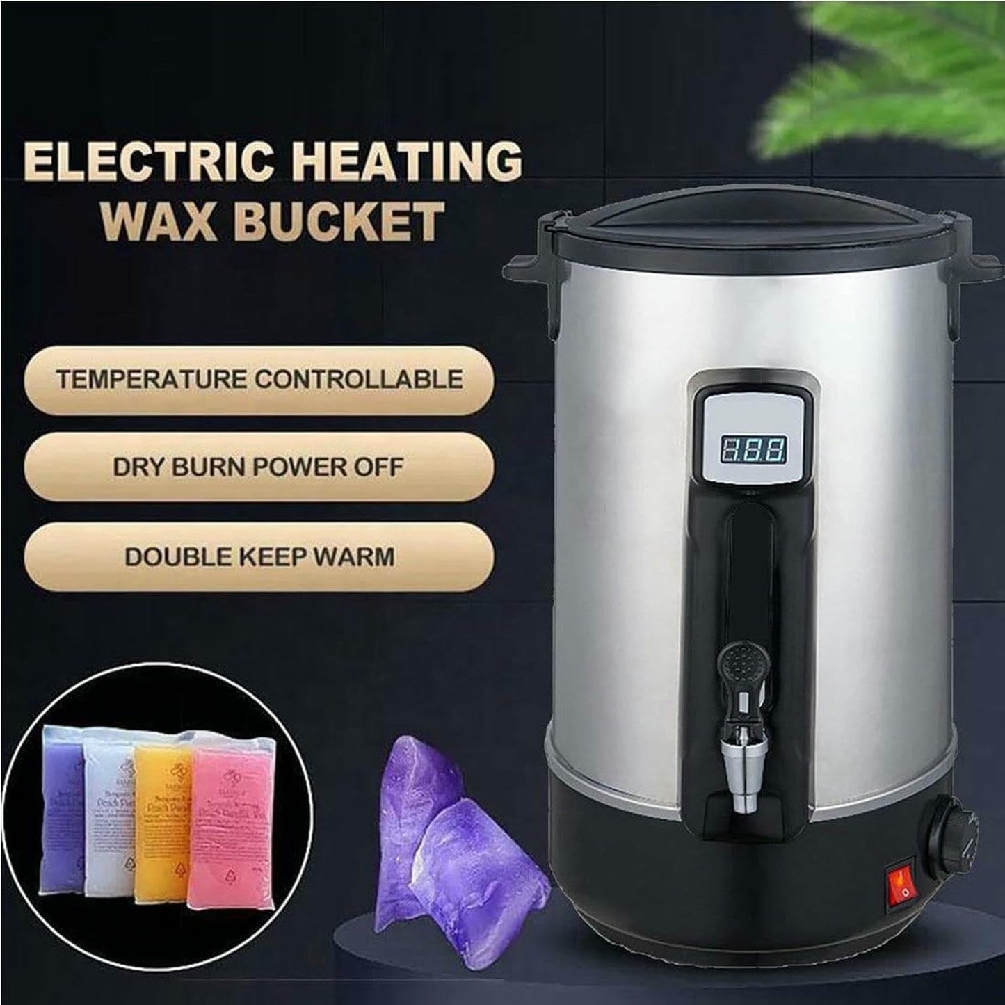 FYLFANYAN Wax Fuser for Candle Manufacturing, 8L-35L Electric Wax Pot for Candles, Professional Stainless Paraffin Wax Heater, Soy Wax Fusion Tank ~/ Beauty and Personal Care FYLFANYAN